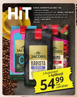 Kawa ziarnista Jacobs promocja w Selgros