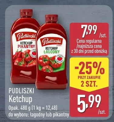 Ketchup promocja w Aldi