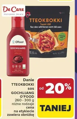 Danie Tteokbokki sos Gochujang O'Food promocja w Carrefour