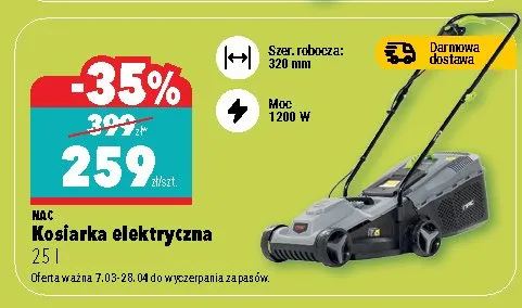 Kosiarka elektryczna promocja w Biedronka Home