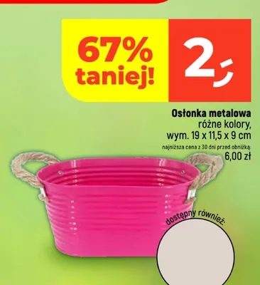 Osłonka metalowa promocja w Dealz