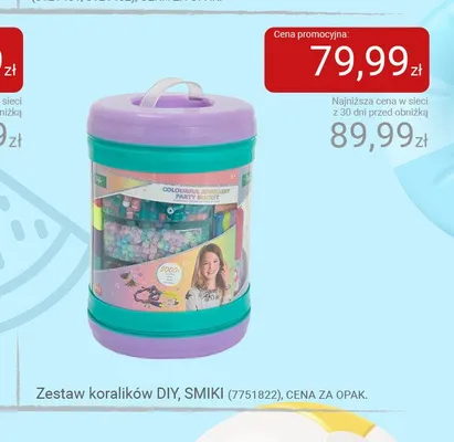 Zestaw koralików DIY Smiki promocja w Smyk