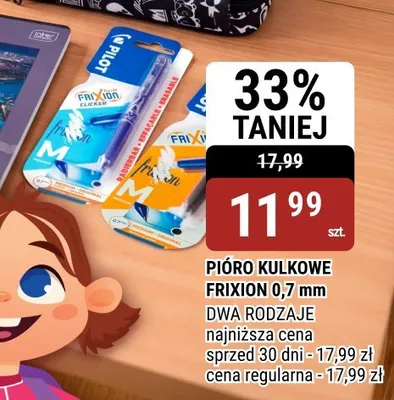 Pióro kulkowe Pilot Frixion 0,7 mm promocja w bi1
