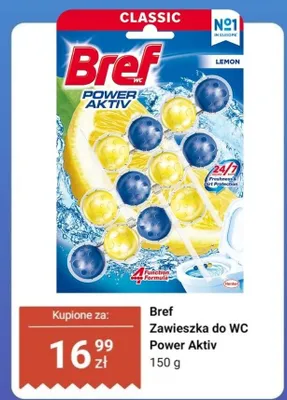 Zawieszka do WC Power Aktiv promocja w Dino