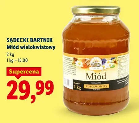 Miód wielokwiatowy promocja w Lidl