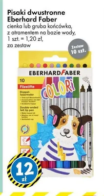 Pisaki dwustronne Eberhard Faber promocja w Tedi