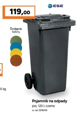 Pojemnik na odpady ESE promocja w Bricoman
