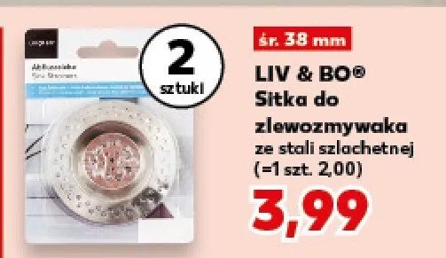 Sitka do zlewozmywaka ze stali szlachetnej promocja w Kaufland