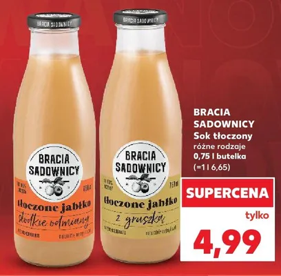 Sok tłoczony Bracia Sadownicy promocja w Kaufland