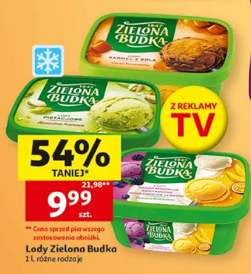 Lody Zielona Budka promocja w Auchan