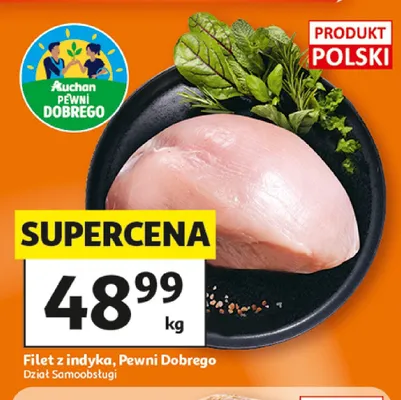 Filet z indyka Pewni Dobrego promocja w Auchan