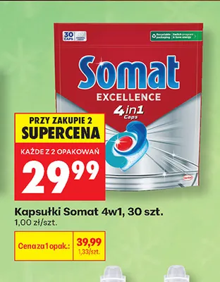 Kapsułki Somat 4w1 promocja w Biedronka