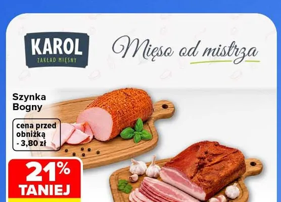 Szynka Bogny Karol promocja w Carrefour Market
