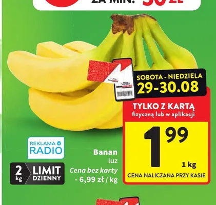 Banany luz promocja w Intermarche