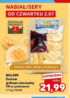Ser zestaw grillowo-biesiadny Balser promocja w Kaufland