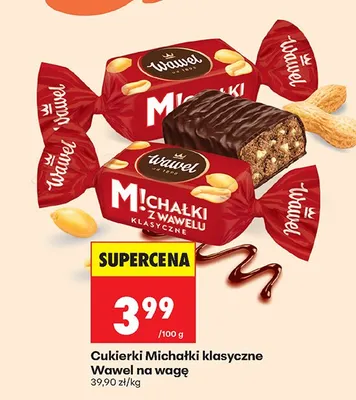 Cukierki Michałki z Wawelu klasyczne na wagę promocja w Biedronka
