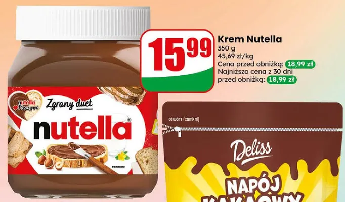 Krem Nutella promocja w Dino
