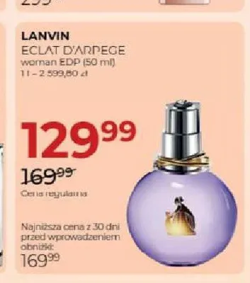 Woda perfumowana Lanvin Eclat D'Arpege promocja w Drogerie Jawa