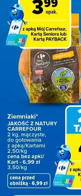 Ziemniaki mączyste Jakość z Natury Carrefour promocja w Carrefour Market