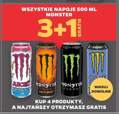 Napój energetyczny Monster Energy VR46 promocja w Netto