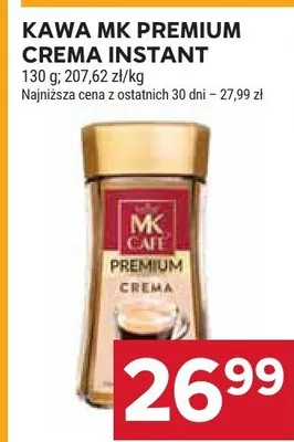 Kawa MK Premium Crema instant promocja w Stokrotka