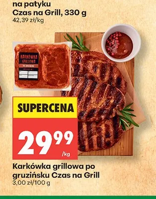 Karkówka grillowa po gruzińsku Czas na Grill promocja w Biedronka
