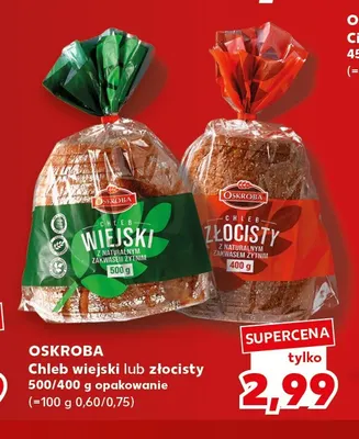 Chleb złocisty Oskroba promocja w Kaufland