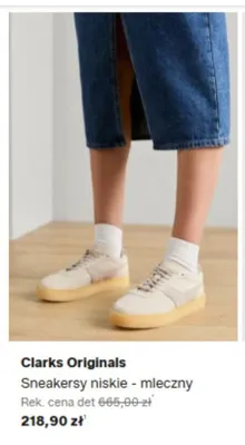 Sneakersy niskie Clarks Originals mleczny promocja w Lounge by Zalando