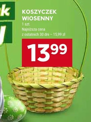 Koszyczek wiosenny promocja w Stokrotka