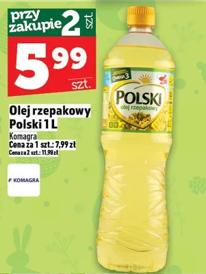 Olej rzepakowy promocja w TOPAZ