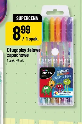 Długopisy żelowe zapachowe Kidea promocja w POLOmarket
