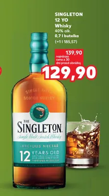 Whisky Singleton 12 YO promocja w Kaufland
