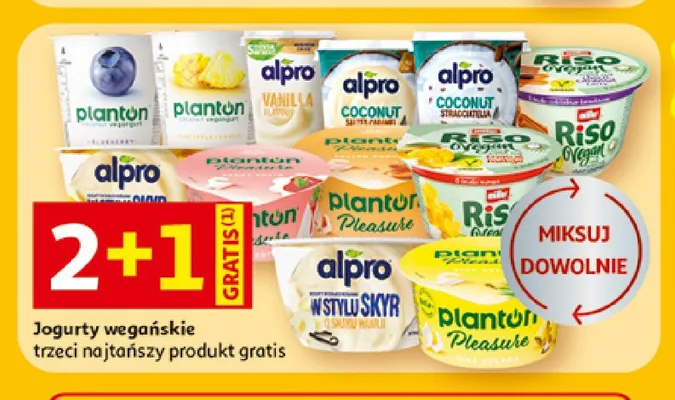 Jogurt wegański Riso Vegan promocja w Auchan