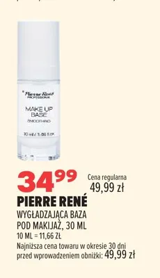 Wygładzająca baza pod makijaż Pierre René promocja w Drogerie Natura