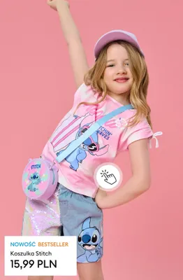 Koszulka dziecięca Stitch promocja w Sinsay