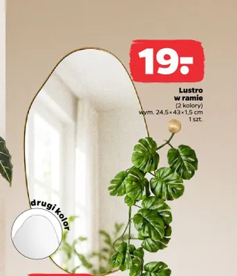 Lustro w ramie promocja w Netto