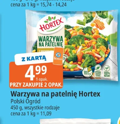 Warzywa na patelnię Hortex Polski Ogród promocja w Leclerc