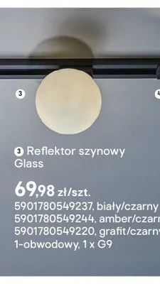 Reflektor szynowy Glass promocja w Castorama