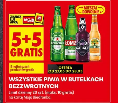 Piwo Garage promocja w Biedronka