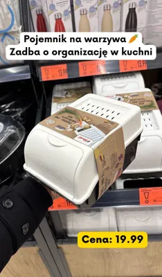 Pojemnik na warzywa promocja w Kaufland