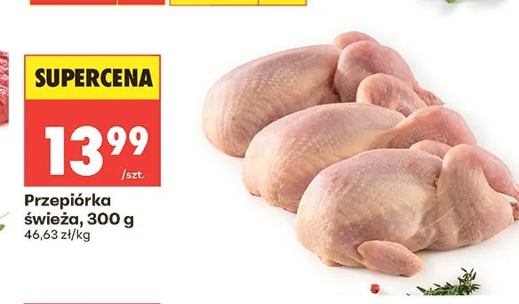 Przepiórka świeża promocja w Biedronka