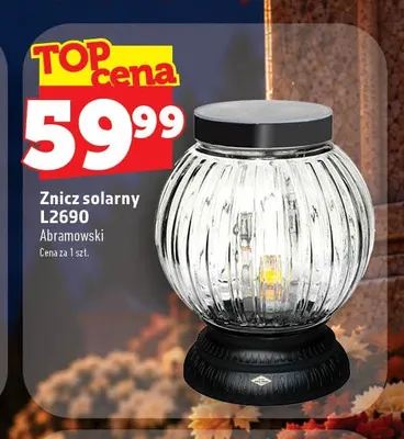 Znicz solarny L2690 Abramowski promocja w TOPAZ