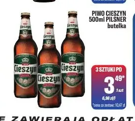 Piwo Cieszyn Pilsner promocja w Tomi Markt