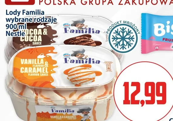 Lody Familia Nestle promocja w Kupiec