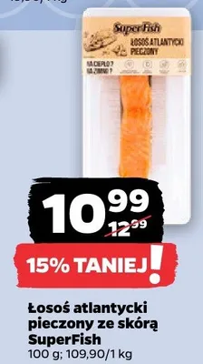 Łosoś atlantycki pieczony ze skórą SuperFish promocja w Netto
