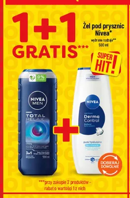 Żel pod prysznic Nivea Derma Control promocja w POLOmarket