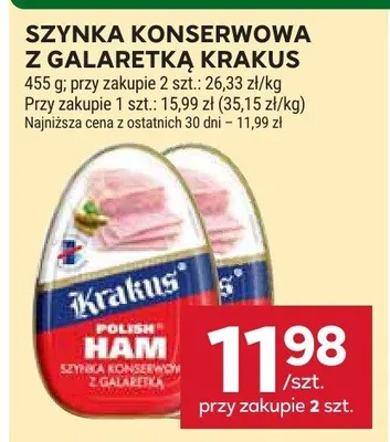 Szynka konserwowa z galaretką promocja w Stokrotka