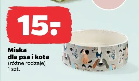 Miska dla psa i kota promocja w Netto