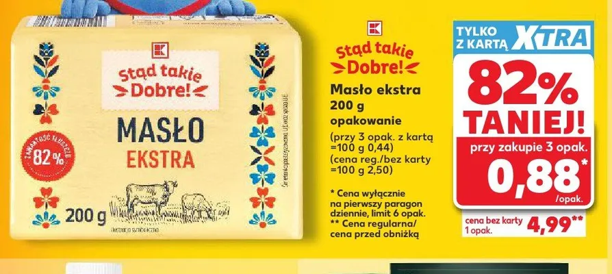 Masło ekstra Stąd takie Dobre! promocja w Kaufland