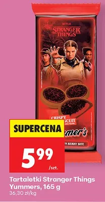 Tartaletki Stranger Things Yummers promocja w Biedronka